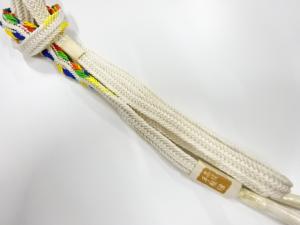 未使用品　正絹　手組帯締め